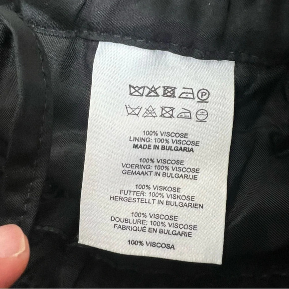 Dries Van Noten Len Lye Black High Rise Pants Size 36 US 4 - Picture 10 of 11